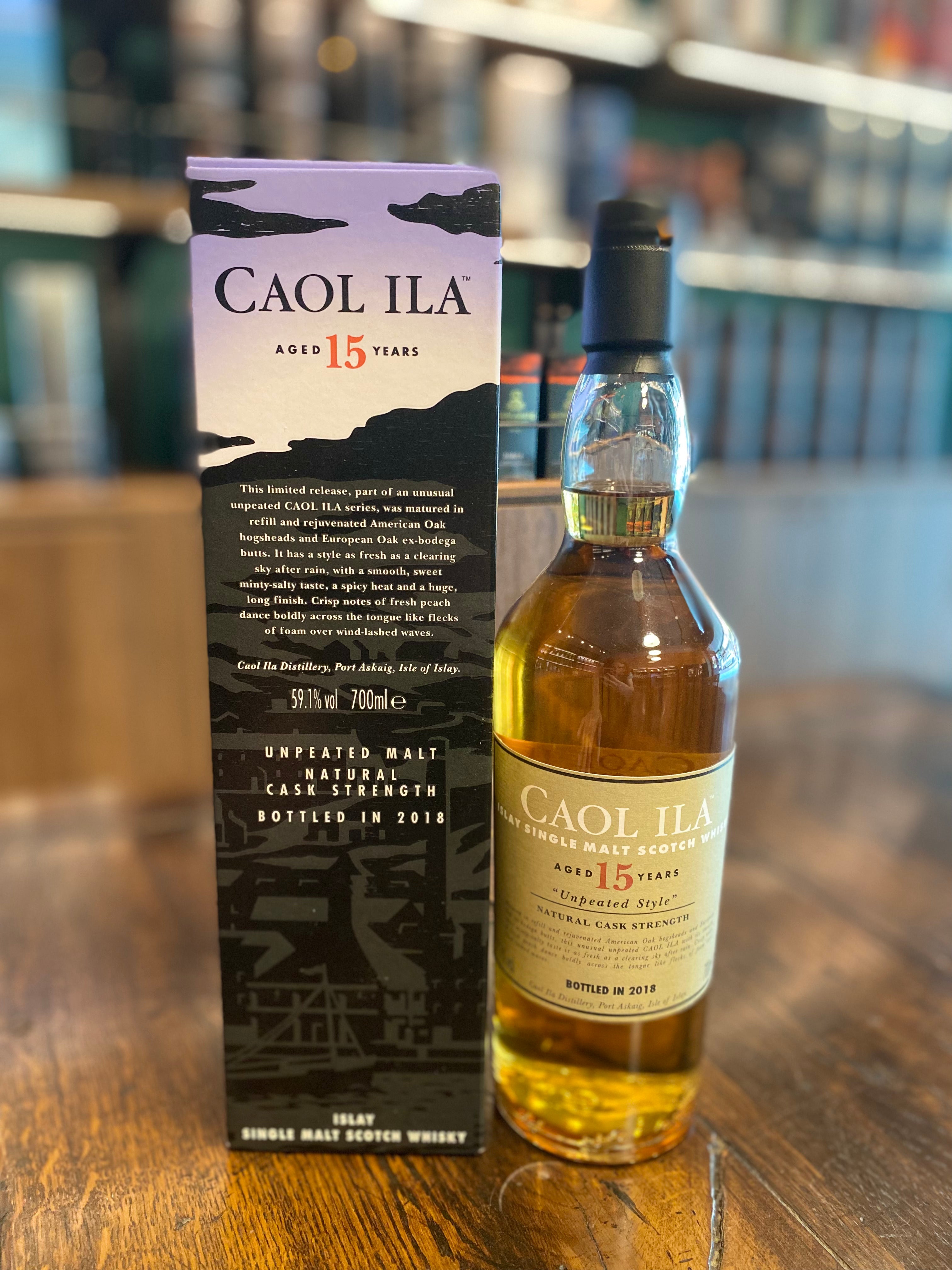 卡爾里拉Caol ila 15年原酒2018酒廠年度限量臻選, 700ml,59.1%(無泥煤