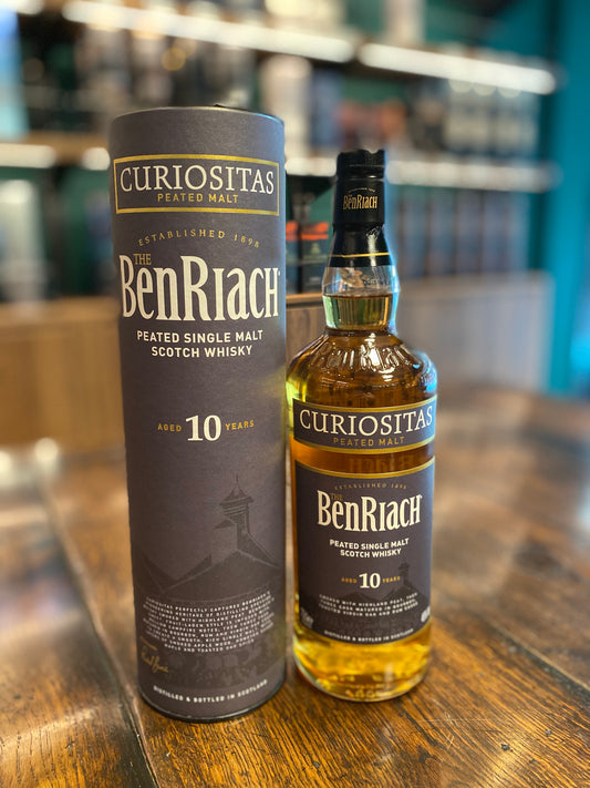 BenRiach 10 Yo CURIOSITAS Single Malt Whisky,700ml,46%