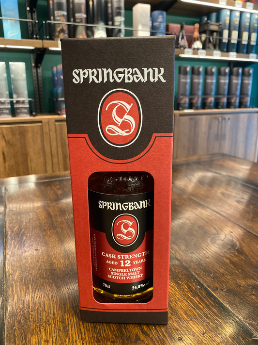 springbank 12 cask strength batch 20,700ml,54.8%,(2019)