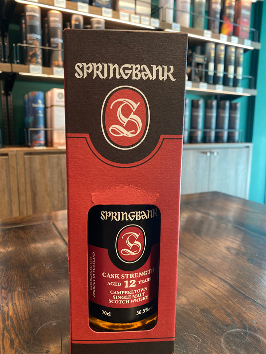 springbank 12 cask strength batch 20,700ml,56.5% (2017)