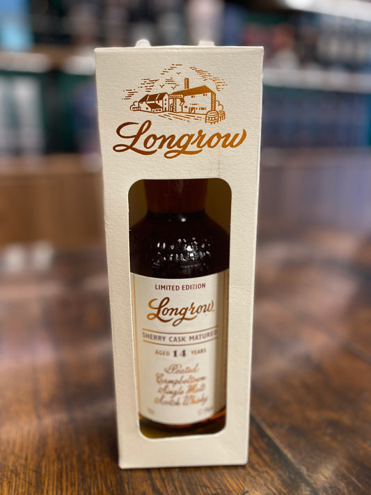 朗格羅雪莉桶熟成 14 年泥煤單一麥芽蘇格蘭威士忌，700ml,57.8%