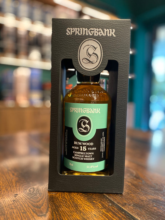 Springbank 15 Year Old Rum Cask Matured Single Malt Whisky,700ml,51%