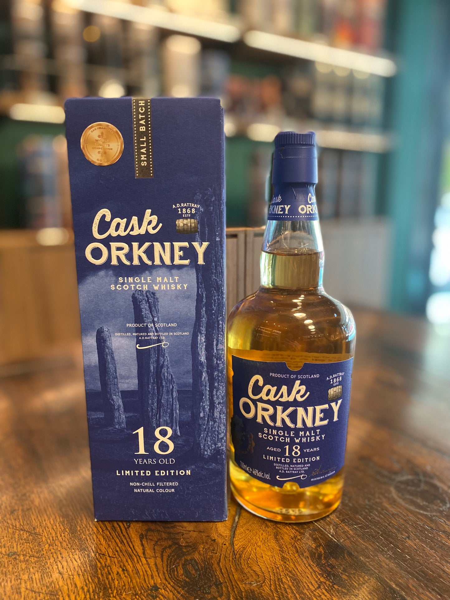 A.D.RATTRAY, Cask Orkney 18 Year Old Scotch Whisky,700ml,46%
