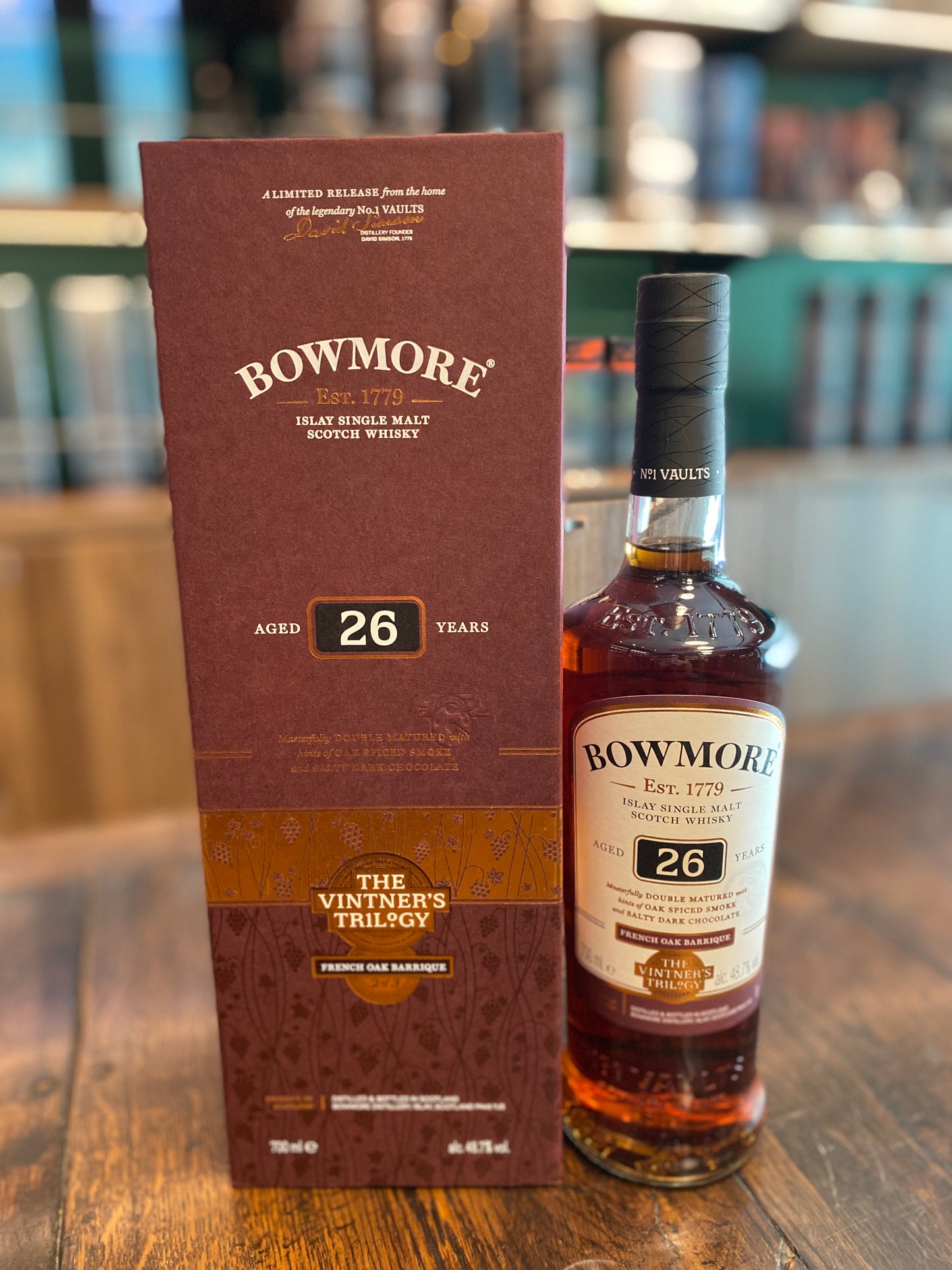 Bowmore 'Vintner's Trilogy' French Oak Barrique 26 Year Old Single Malt Scotch Whisky,700ml,48.7%