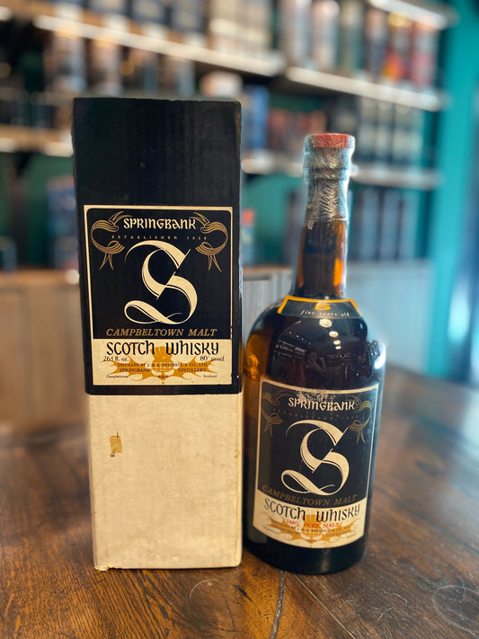 springbank scotch whisky 26 2/3oz 80proof