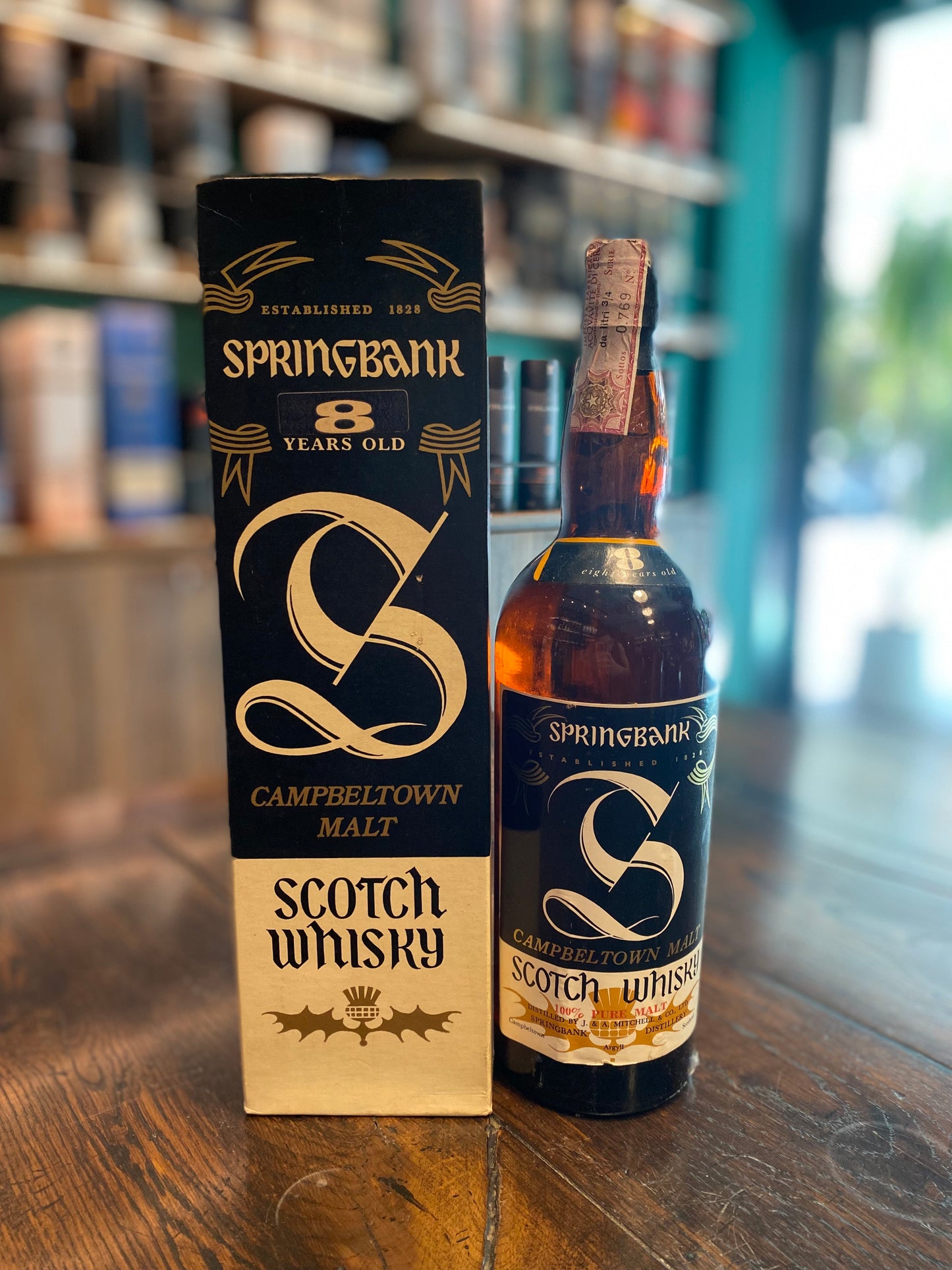 Springbank 8 Year Old 1960s-70s / Sutti Import,750ml,43%