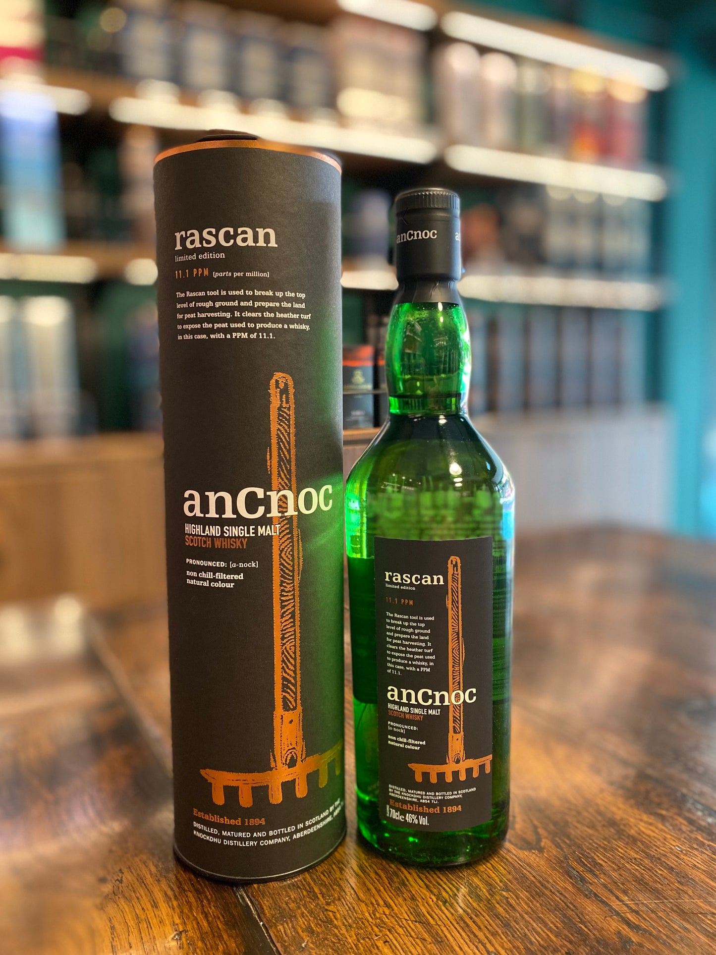 AnCnoc Rascan 11.1PPM Highland Single Malt Scotch Whisky,700ml,46%