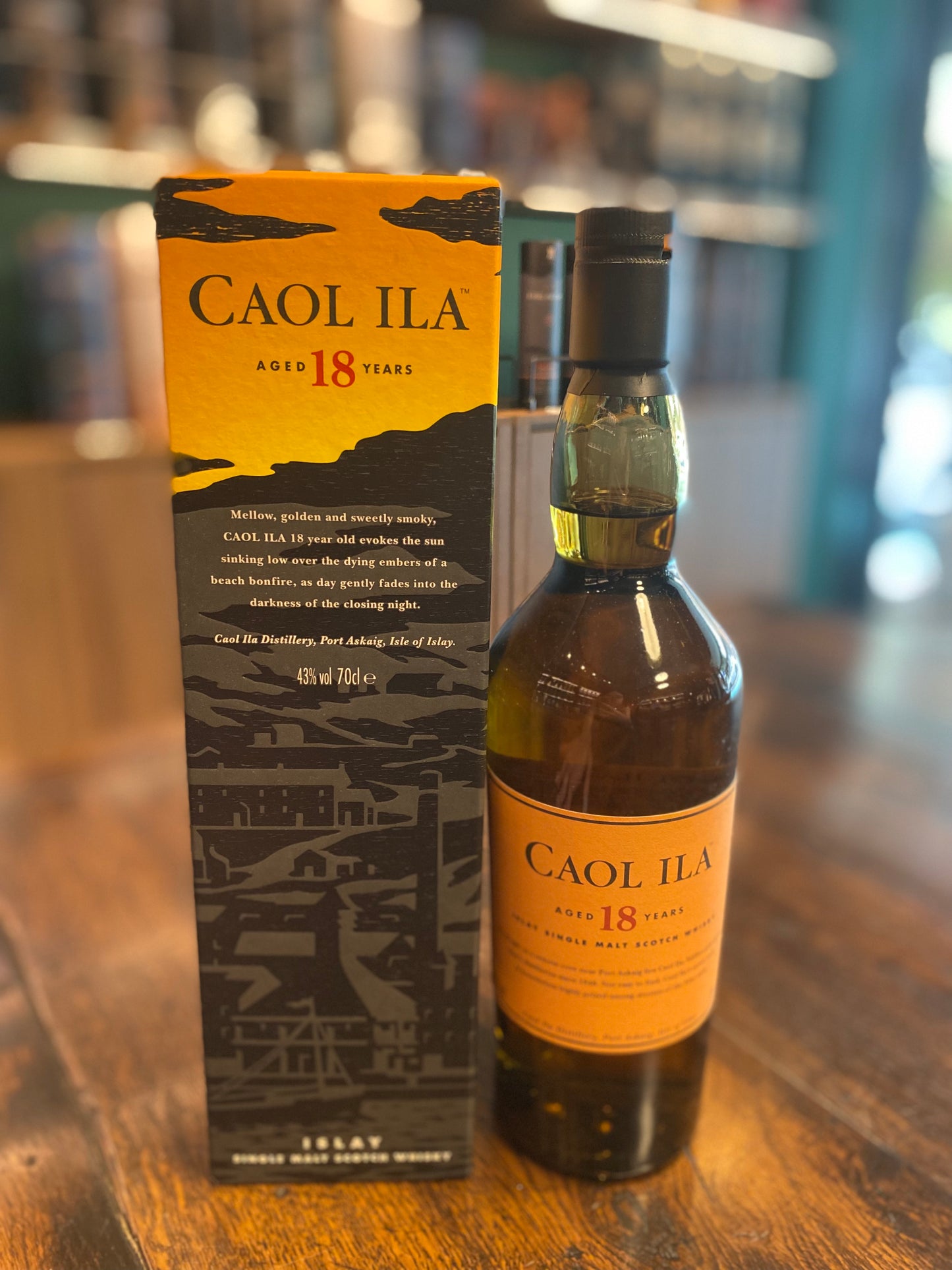 卡爾里拉Caol ila 18年艾雷單一純麥威士忌, 700ml,43%