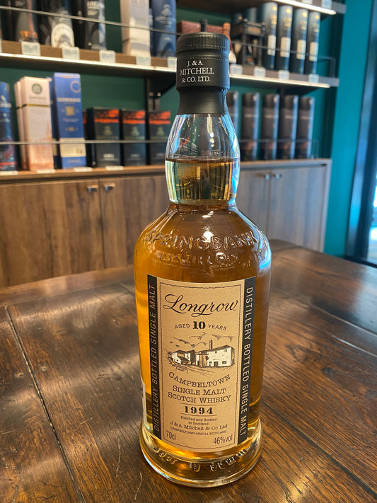 Longrow 10 Year Old Single Malt Scotch Whisky Campbeltown, Scotland,700ml,46%
