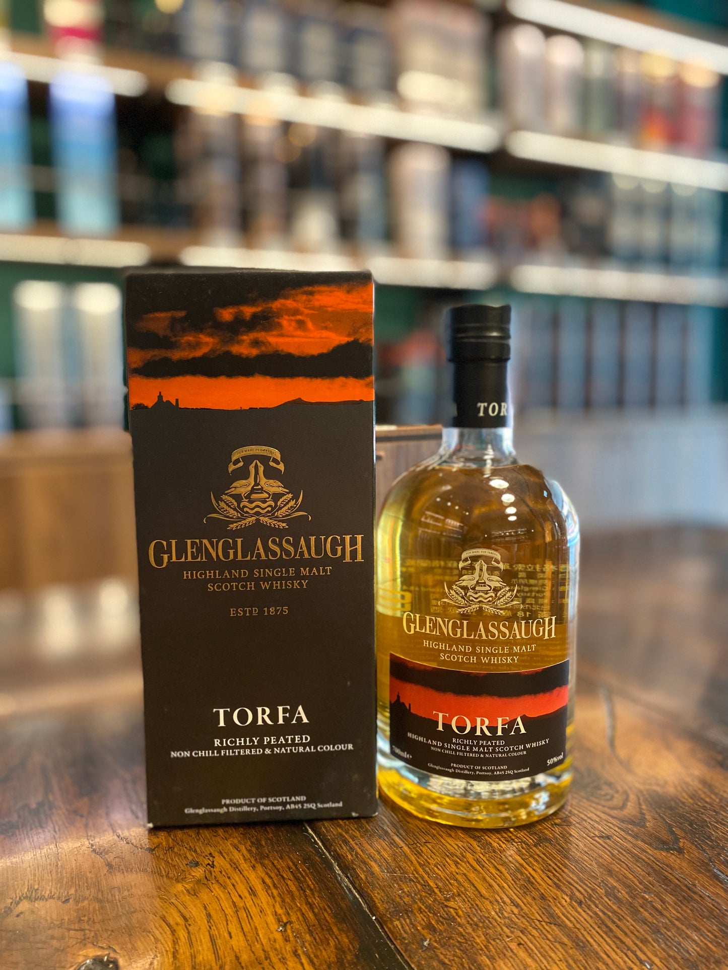 Glenglassaugh Torfa single malt scotch whiskey,700ml,50%